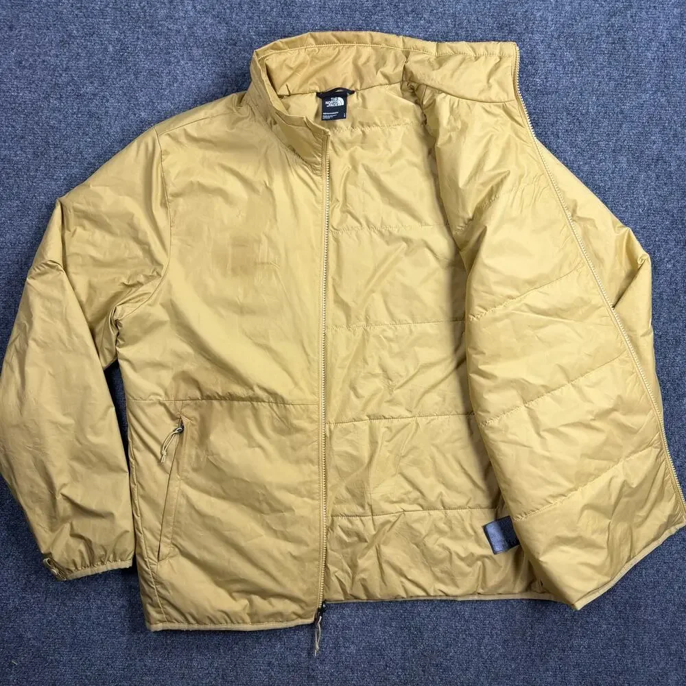 The North Face Men’s Large Mustard Yellow Insulated Full Zip Jacket Lightweight